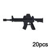 20pcs WW2 Military SWAT Guns Bricks Model Series Guns Assemble Educational MOC Army Building Blocks Soldier Militaries Kid Toys
