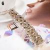 Women's Fashion Bling Headwear Handmade Full Crystal Hair Clip Barrette Hairpin