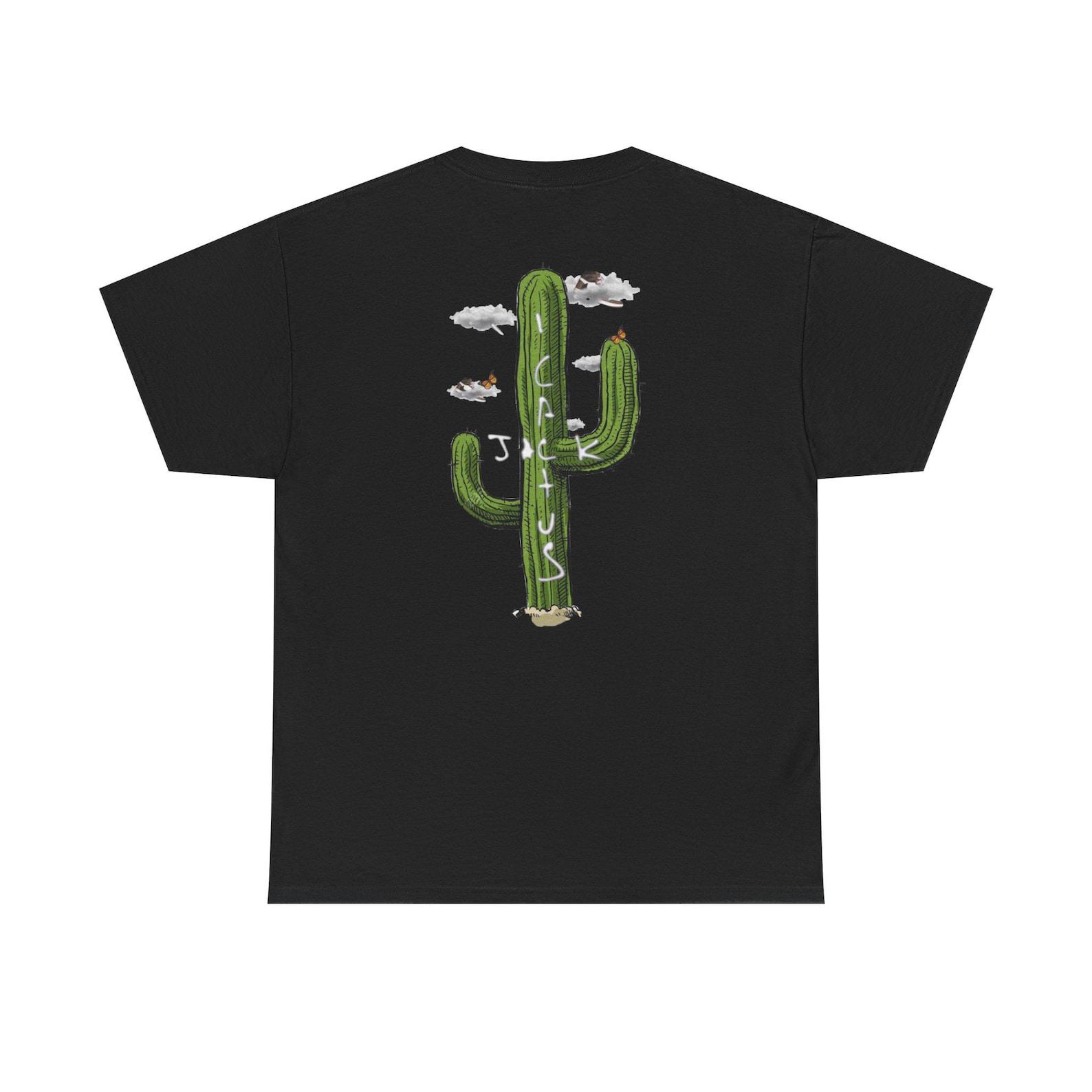 Travis Scott Cactus Jack Graphic Tee, Gildan Heavy Cotton Shirt S