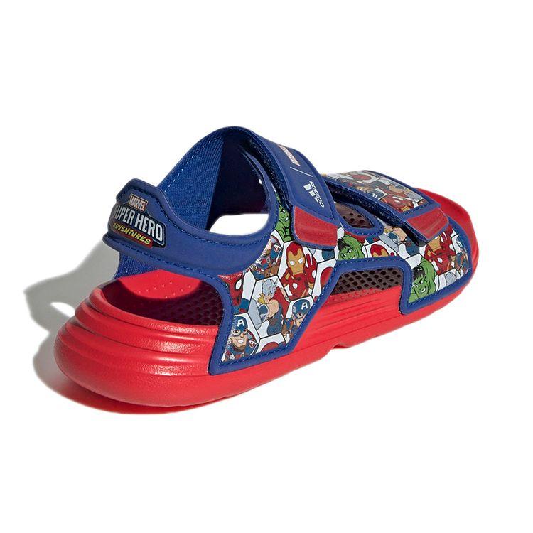 Adidas Marvel X  Adventures Comfortable Versatile Non-Slip Sandals Kids Sandals Blue Red GY5532