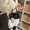Boston High School Schultasche für Mädchen, Handtasche für den täglichen Weg zur Arbeit, Umhängetasche, Kissen-Tasche