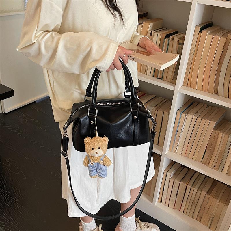 Boston High School Schultasche für Mädchen, Handtasche für den täglichen Weg zur Arbeit, Umhängetasche, Kissen-Tasche