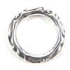 Great CHROME HEARTS Ring Scroll Banding Silver 925 Mens Used