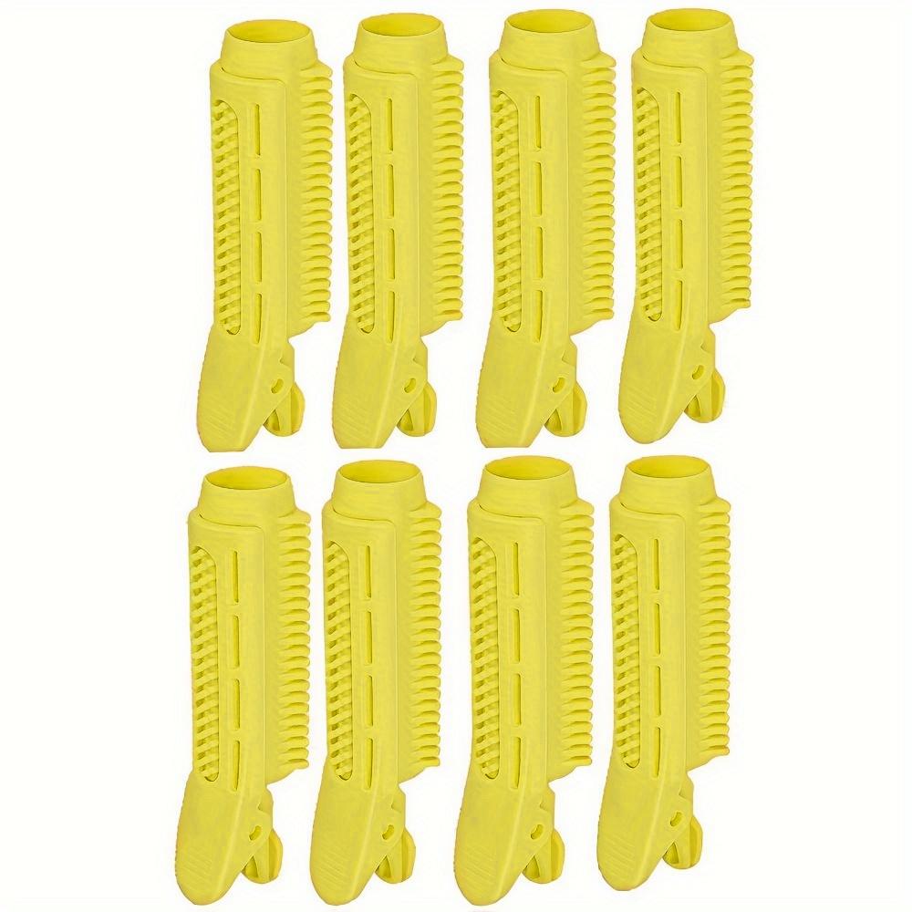 

8 шт., пушистые заколки для прикорневых волос, придающие объем волос-самохватный инструмент для укладки волос для мгновенной челки и бигуди для волос своими руками для женщин жёлтый