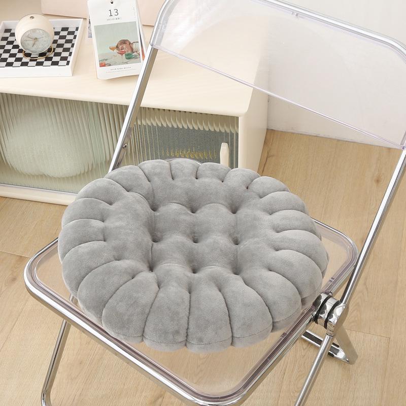 

Soft and Cute Biscuit Cushion - Round/Square, Perfect for Dorms, Living Rooms, Offices 40x40 cm