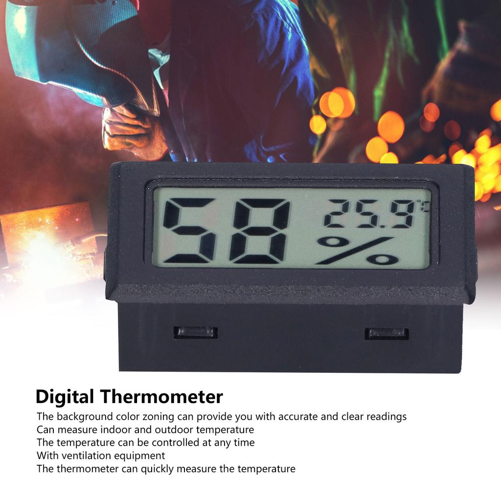 Digital Display Temperature Meter ABS Environment Indoor Thermometer for Smart Home FY11001