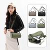 Cylinder Women's Bag Solid Color Nylon Bag Mobile Phone Bag Shoulder Crossbody Bag