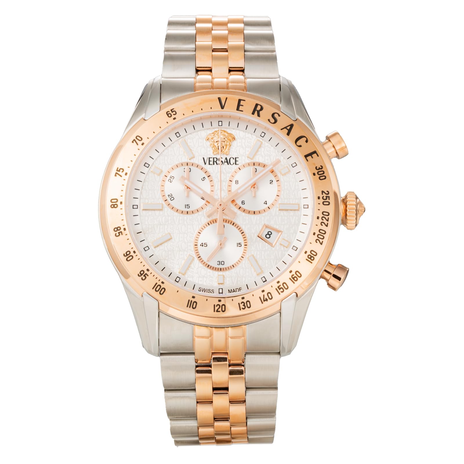 

Chronomaster VE8R00424 Gold Watch [Versace] Men s [Used] білий