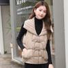 Vest women's winter design sense niche small man thickened vest vest cotton jacket jacket