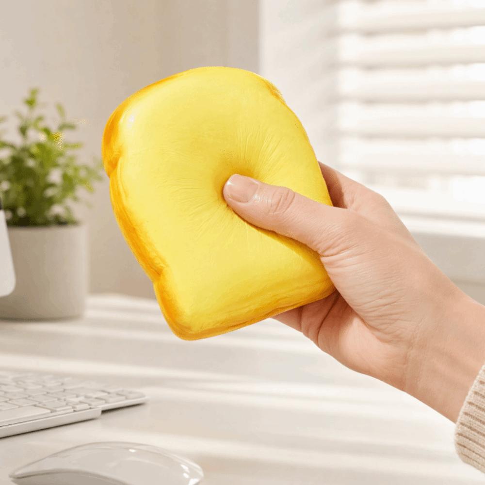 Slow Rising Toast Bread Squeeze Toy Simulated Fidget Bread Soft Cute Toast Sensory Toys Kids Adult