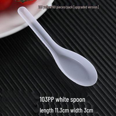 ZISIZ Disposable Plastic Spoons