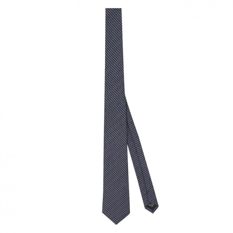 Daks 26 Year Ss Silk Blend Micro Allover Slim Tie Dmg1acf1283n1