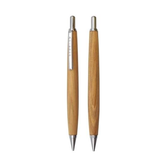 Limited Edition 002SV Wooden Mechanical Pencil 0.5mm Nagi - Shimada Small Timber Mill 1721062 Natural Wood Handcrafted Exquisite Masterpiece Natural
