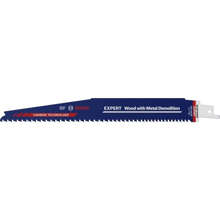 Bosch Accessories 2608900398 EXPERT « Wood with Metal Demolition » S 1167 Lame De Scie Sabre XHM, 1 Pièce Longueur Lame