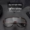 Photochromic Cycling Sunglasses for Day & Night Use - Windproof, Protective Eyewear for Biking, Running & Outdoor Activities