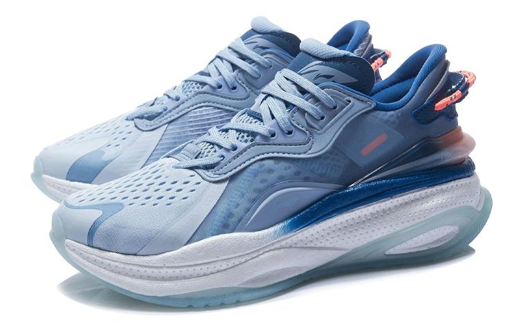 Li Ning Exceed 5 Trendy Cushioning Low top Running Shoes Women's Celestial Blue AGLR046-1