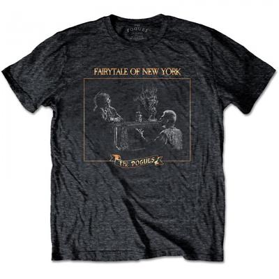 The Pogues Unisex-Erwachsene Fairytale Piano Heather T-Shirt