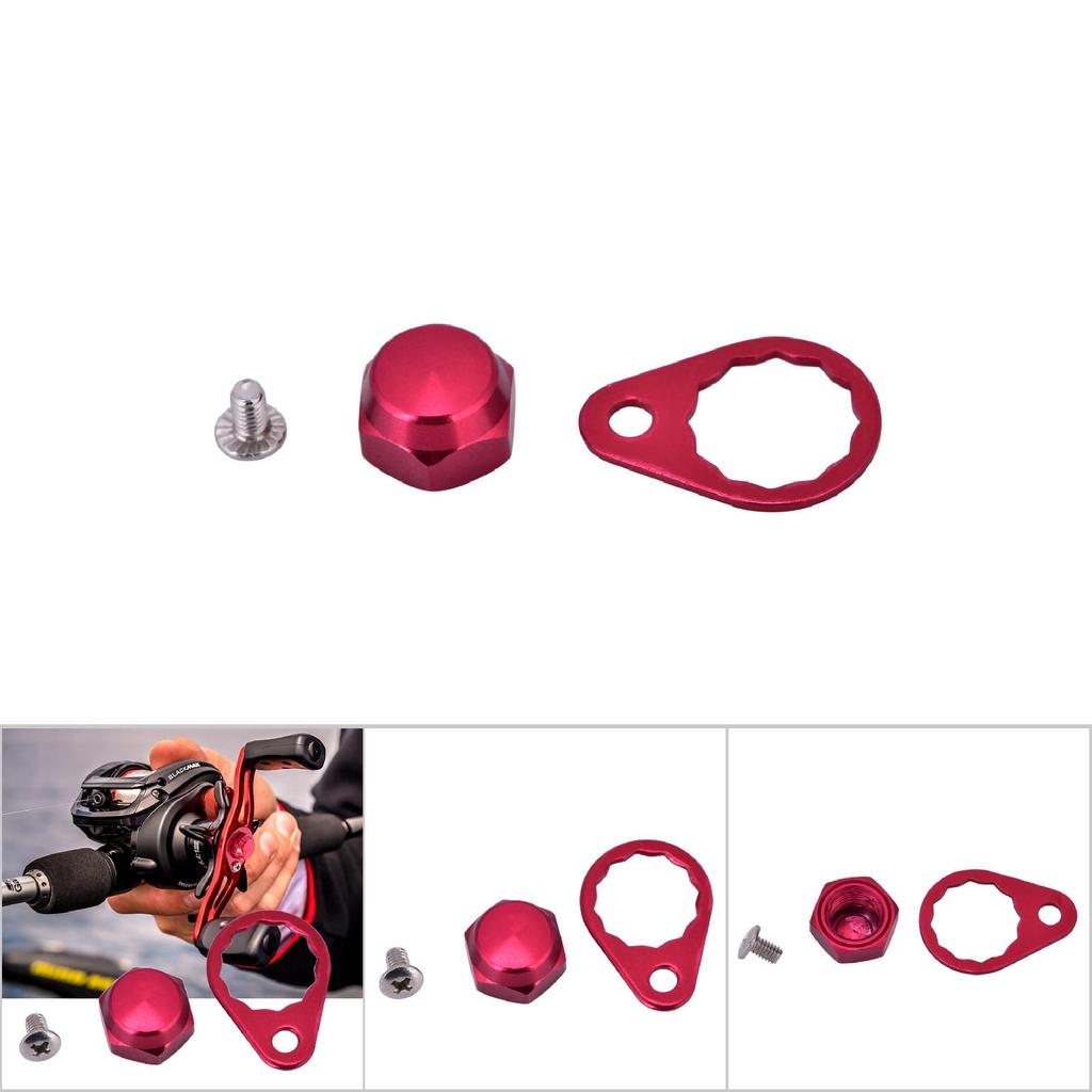 Fishing Reel LeftCelsiusRight Handle Locking Plate Screw Nut Accessory