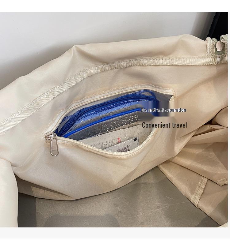 Damska Lekka Torba Fitness o Dużej Pojemności - Separacja Mokra/Sucha na Pływanie, Sporty i Krótkie Wyjazdy