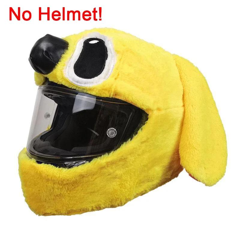 Motorcycle Helmet Cartoons Plush Helmet Protective Cover Helmet Full Face Covers for Outdoor Fun Christmas Personalized Helmets
