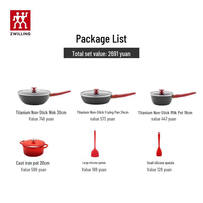 ZWILLING NowPlusII 6-Piece Cookware Set