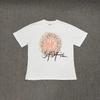 GLYDE Cactus Utopia Joint Album Printed Short Sleeve Summer Casual Round Neck Y2k Men Clothed Oversized T-shirt