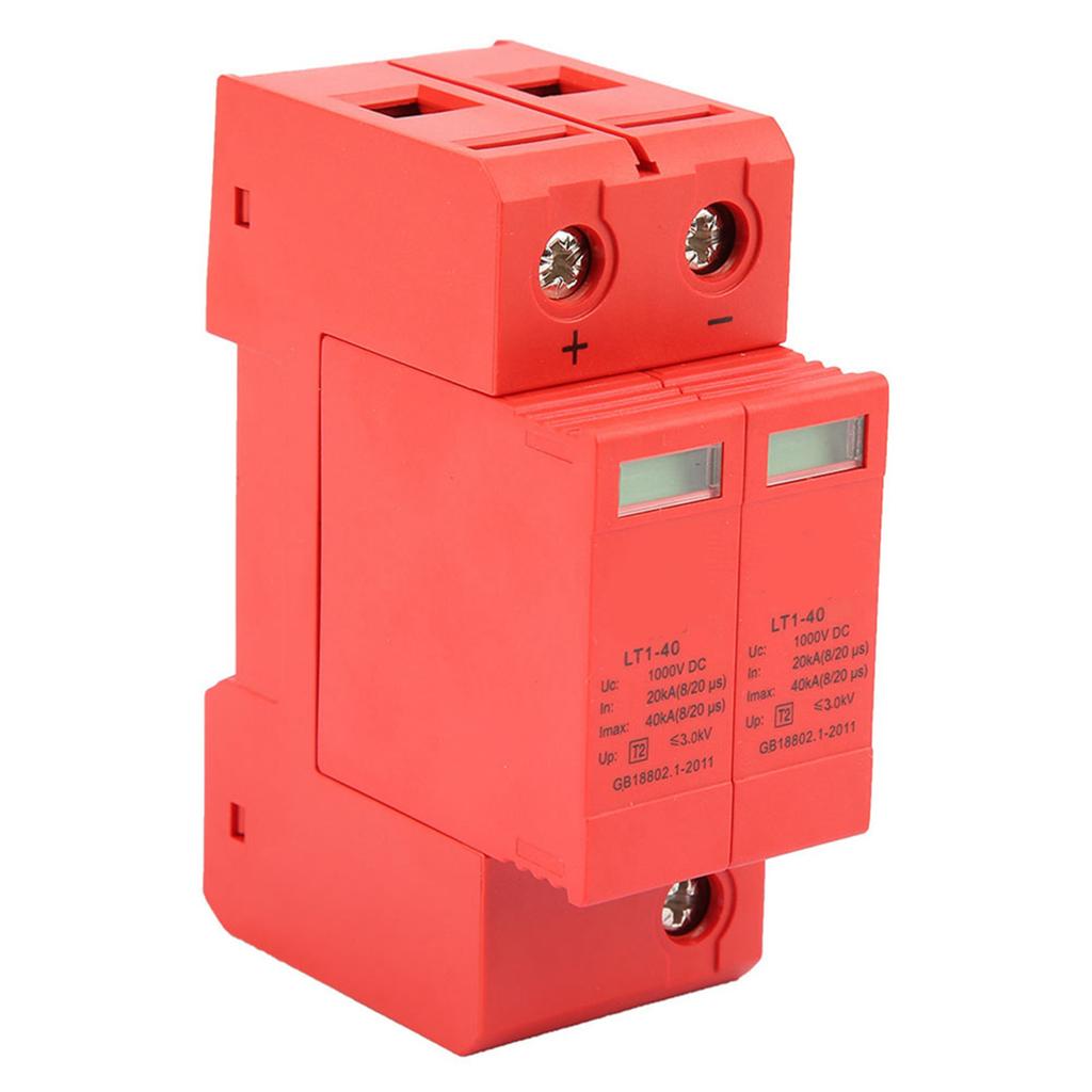 DC1000V 2P 20KA 40KA House Surge Protective Low voltage Arrester Device