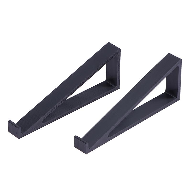 

1 пара портативных подставок для клавиатуры, приподнятый угол наклона клавиатуры, пластиковый райзер для компьютерной клавиатуры, держатель для монитора, удобный набор текста чёрный