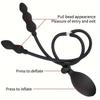 BDSM Aufblasbarer Analplug Butt Plug Anal Dilatator Anus Extender Sexspielzeug G-Punkt Stimulator Prostata Massager Sexspielzeug für Erwachsene