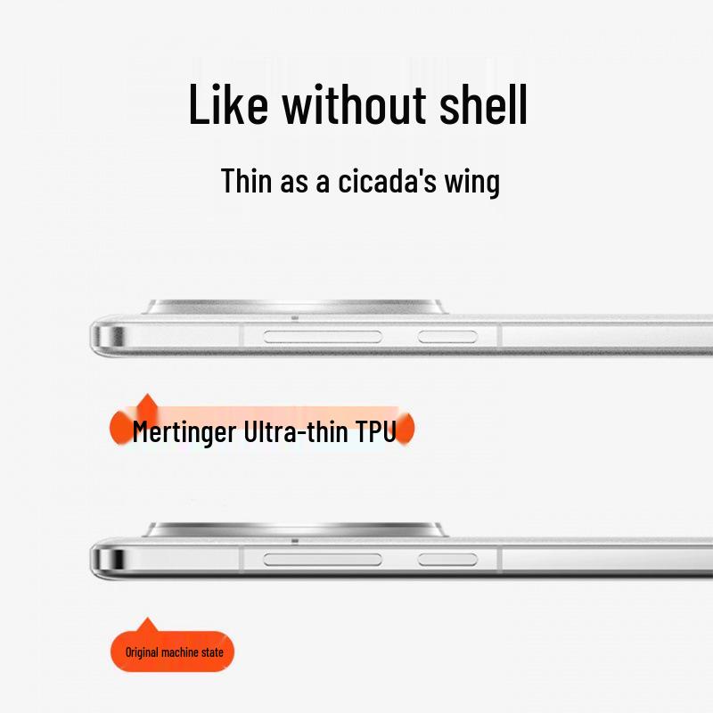 Xiaomi 17 Pro Max Ultracienkie Półprzezroczyste Etui Antywstrząsowe