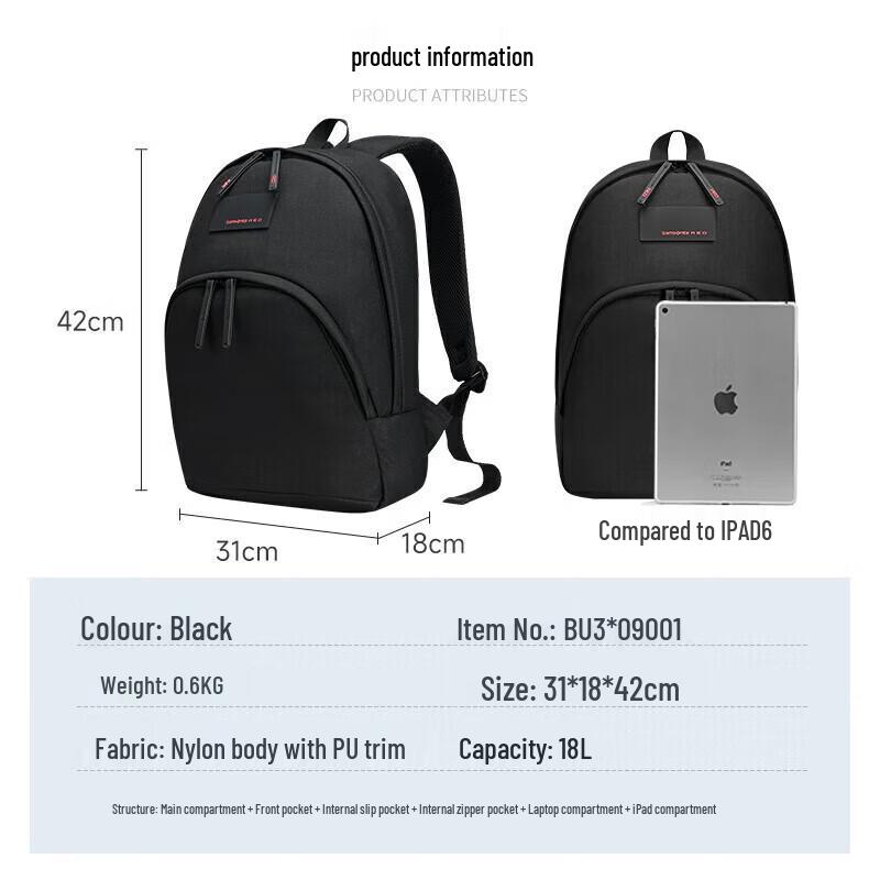 Samsonite 14-inch Laptop Travel Backpack