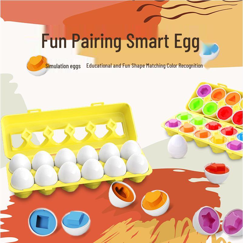 Smart Egg Shape Recognition Educational Toy for Early Childhood