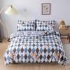 Simple Aloe Vera Cotton Four-piece Set Three-piece Set Quilt Cover Bed Sheet Human Bedding