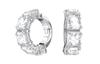 Swarovski Millenia Earrings Women's Silver 5654557