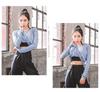 Women's Quick Dry Slimming Long Sleeve Yoga & Running Top - Plus Size, Autumn Style