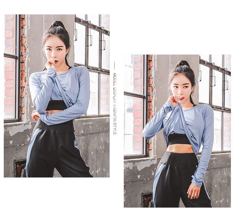 Women's Quick Dry Slimming Long Sleeve Yoga & Running Top - Plus Size, Autumn Style