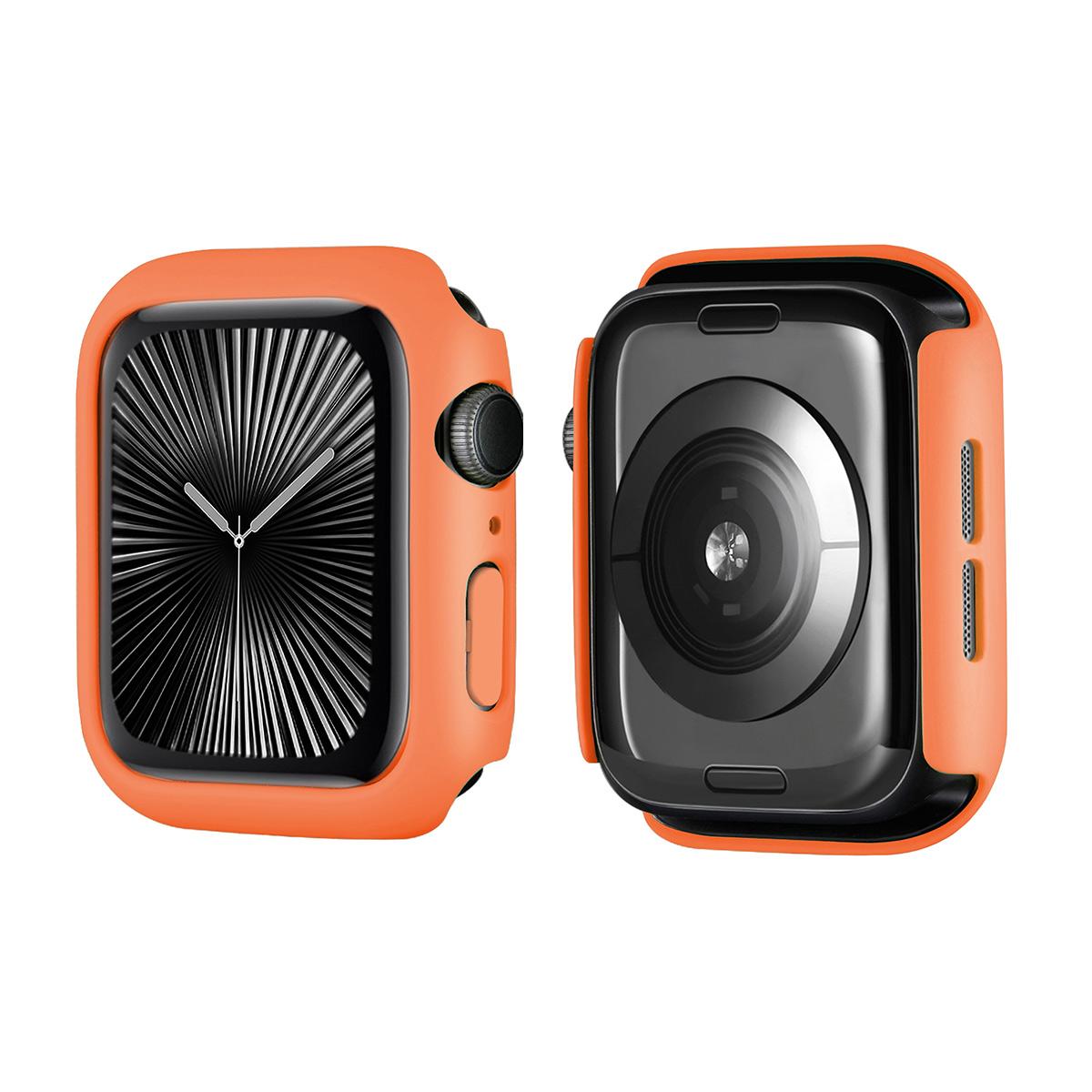 

For Apple Watch Series 11/10 42mm ENKAY HAT PRINCE Solid Color PC Watch Case Shockproof Cover C
