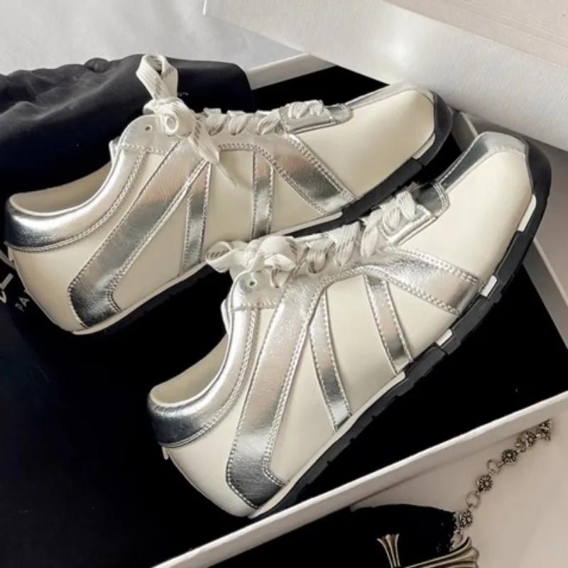 Shoes for Women 2025 Hot Sale Front Lace-up Women's Vulcanize Shoes Color Matching New Best Seller Outdoor Casual Shoes