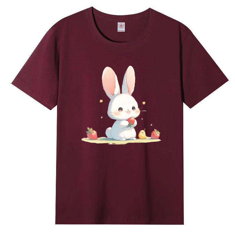 Summer New Korean Pattern Short-sleeved T-shirt Female Student Tops