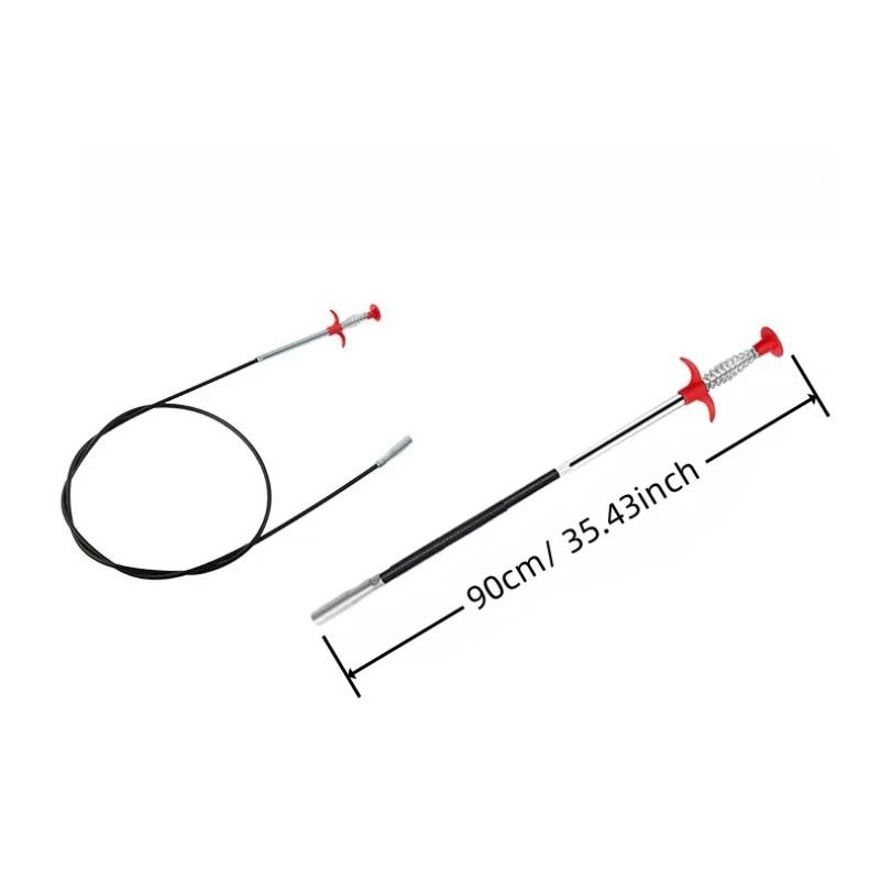 Spring Pipe Dredging Toolunclog Drain Cleaning Products for Home Plumbing Snake Sewer Cleaning Hook Pipeline Blockage Cleaning