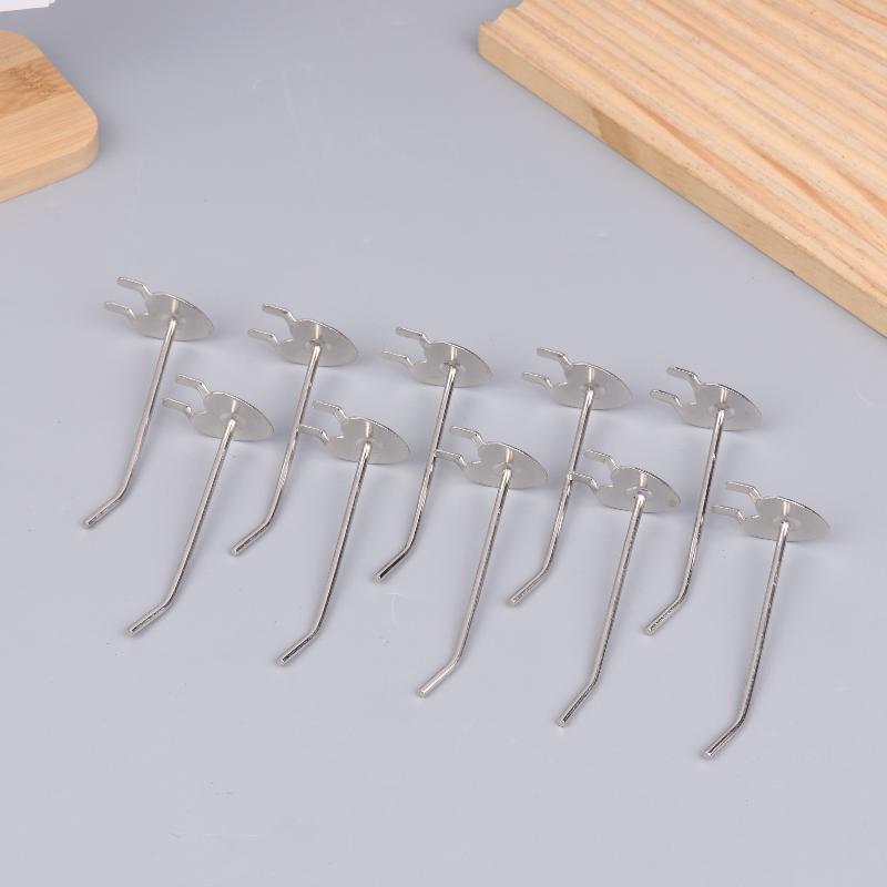 10Pcs Heart Shaped Single Peg Pegboard Hooks Wall Hooks Hole Board Hanger Garage Pegboard Hook Wall Mount Storage Rack