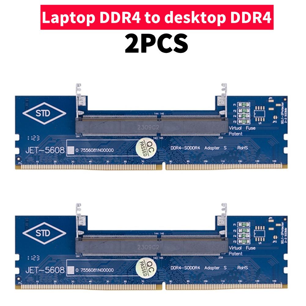 Laptop To Desktop Memory Adapter Card DDR3 DDR4 DDR5 SO-DIMM To PC DIMM Card Memory Adapter Memory Stick for Desktop Laptop