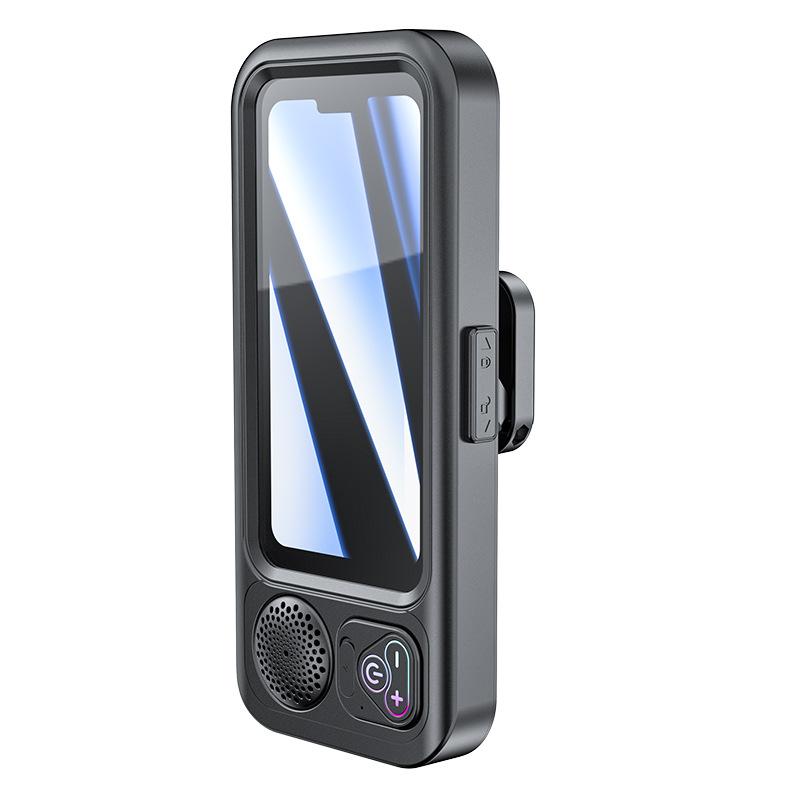HBS615 Bathroom Waterproof Phone Box with Bluetooth Speaker Sound System Bracket Touchscreen Phone Holder Shower Case