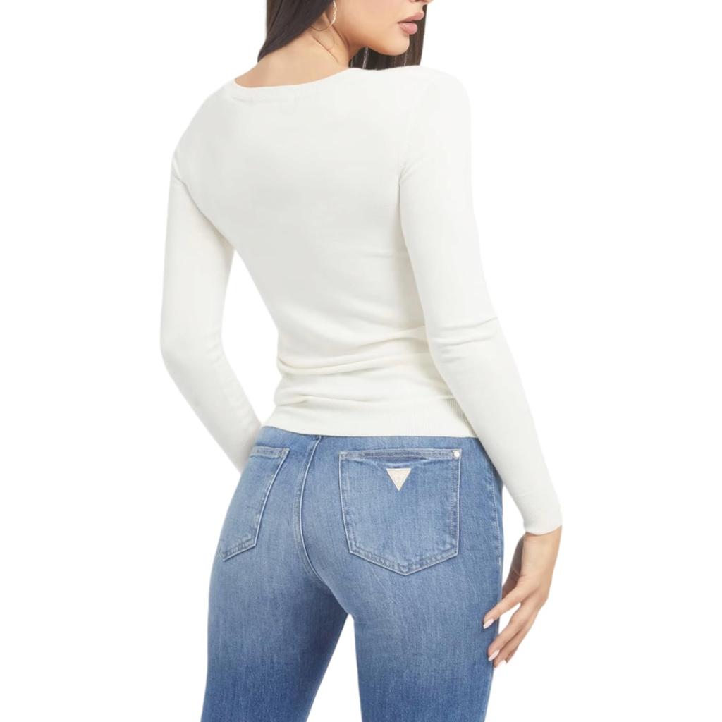 Guess LS VN Jade Logo SWTR Sweater G012 Women's