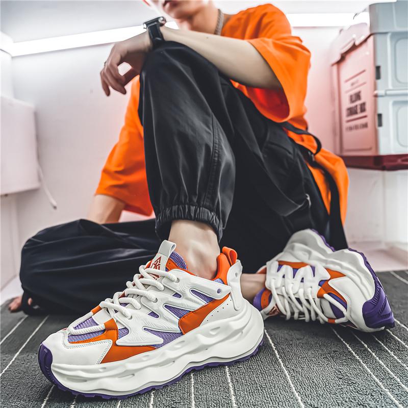 Fashion Designer Men's Casual Sneakers Original Spring/Autumn Chunky Shoes Men Running Trainers Breathable Platform Hip Hop Shoes Men