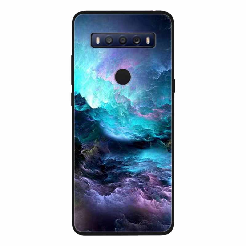 Para TCL 10 SE Funda Suave de Silicona Fresca y Moderna Para TCL 10SE T766U T766H Tapa Trasera TCL10SE TPU Protectora para Teléfono Fundas