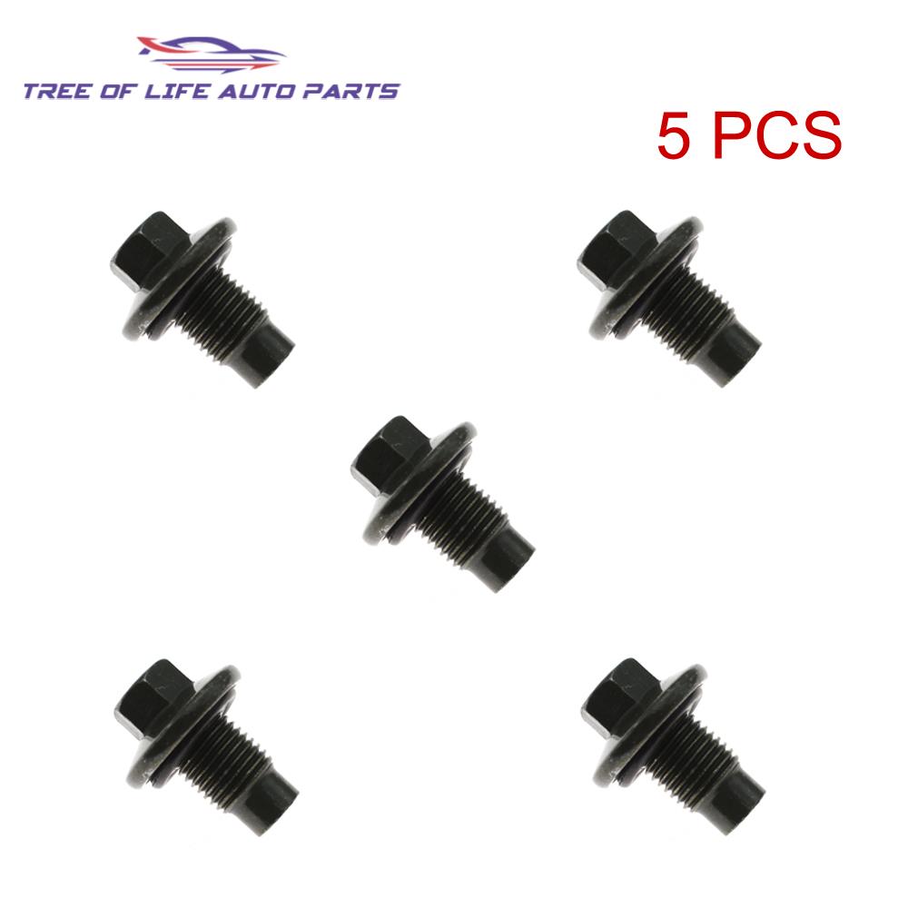1/2/5/10X M14*1.5 Engine Oil Drain Plug Bolt Screw For DODGE GRAND CARAVAN AVENGER DURANGO JEEP COMPASS PATRIOT GRAND CHEROKEE