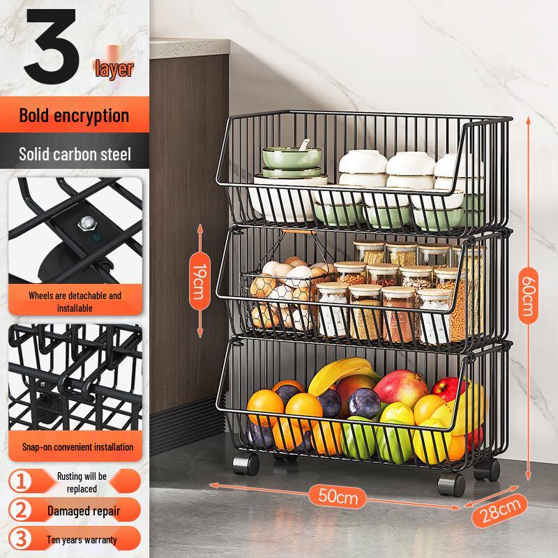 

Multi-Tier Corner Kitchen Storage Rack