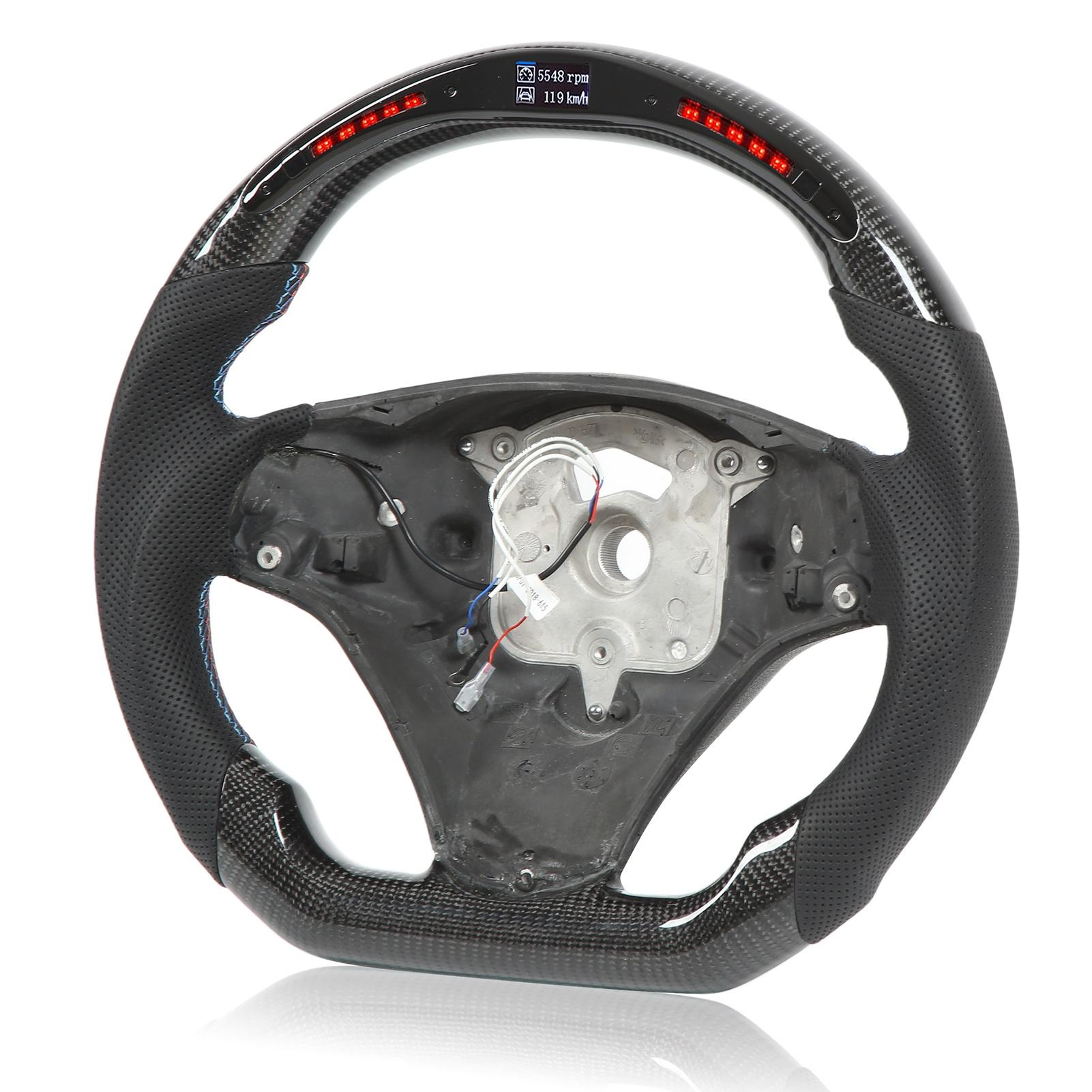 

Светодиодный дисплей со светодиодной подсветкой из углеродного волокна для замены рулевого колеса для серии 1 3 E82 E90 E91 E92 E93