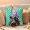 Cute Mejiro Mcqueen Uma Musume Pillow Case Pattern Printed Pillowcase For Living Room Sofa Cushion Cover